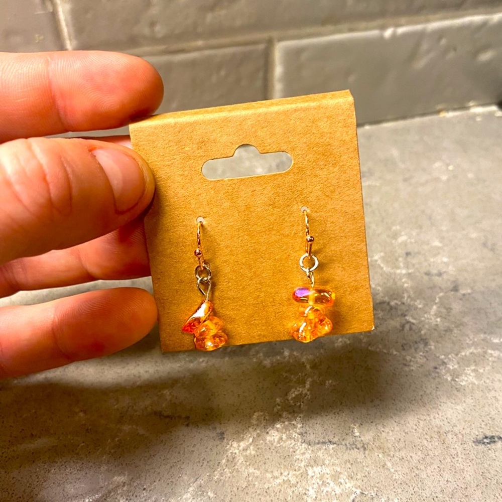 Handmade small dangle earrings